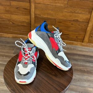 Source Unknown Red and Blue Sneakers